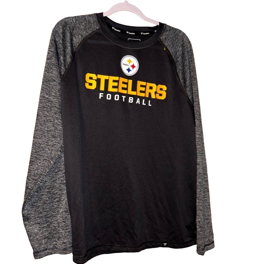 Fanatics Nfl Pro line Pittsburgh Steelers long sleeve shirt top size XL